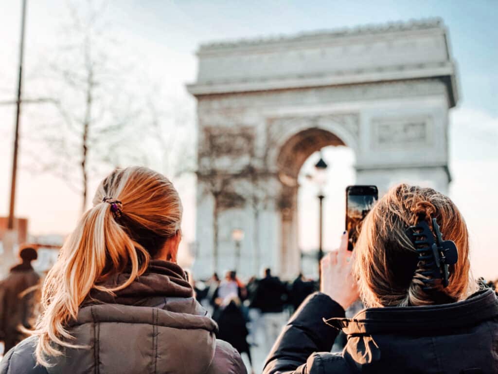 bezoek arc de triomphe