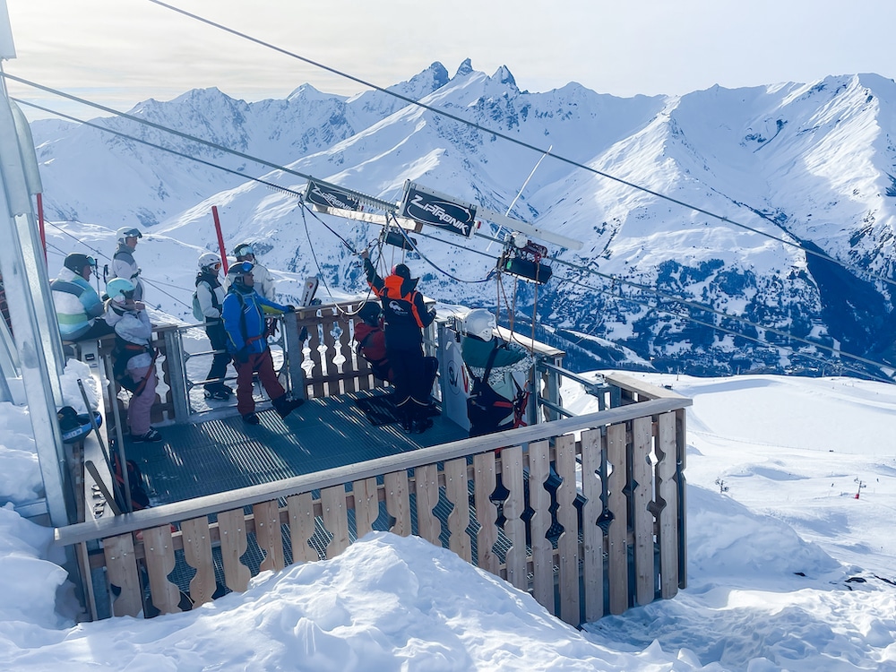 zipline Valloire